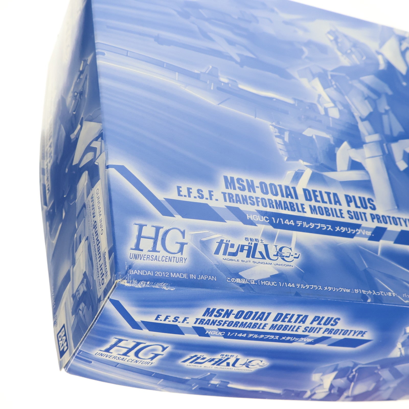 【中古即納】[PTM] キャラホビ2012限定 HGUC 1/144 MSN-001A1 デルタプラス メタリックVer. 機動戦士ガンダムUC(ユニコーン) プラモデル(0176311) バンダイ(20120825)