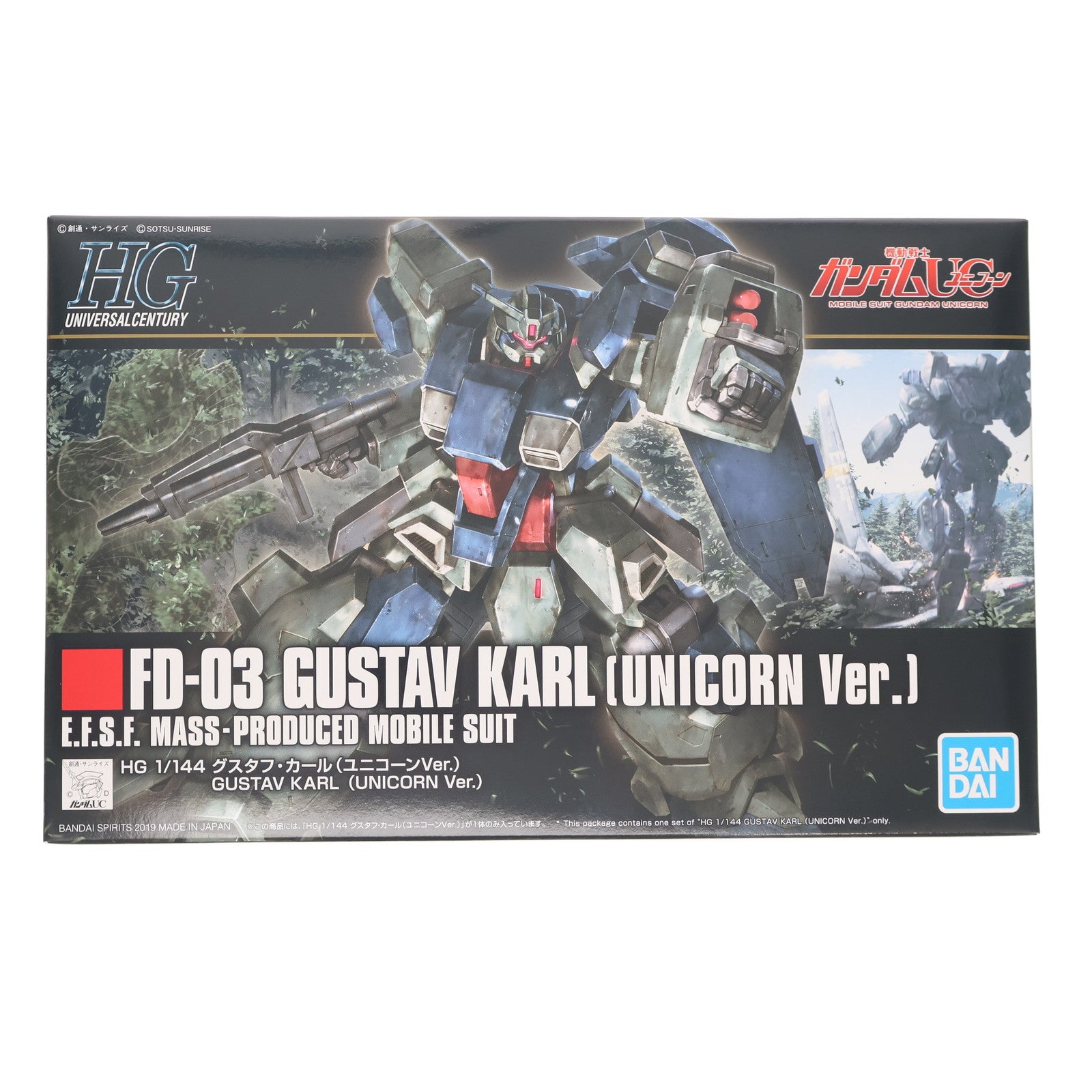 【中古即納】[PTM] (再販) HGUC 1/144 FD-03 グスタフ・カール(ユニコーンVer.) 機動戦士ガンダムUC(ユニコーン) プラモデル(5056751) バンダイスピリッツ(20240822)