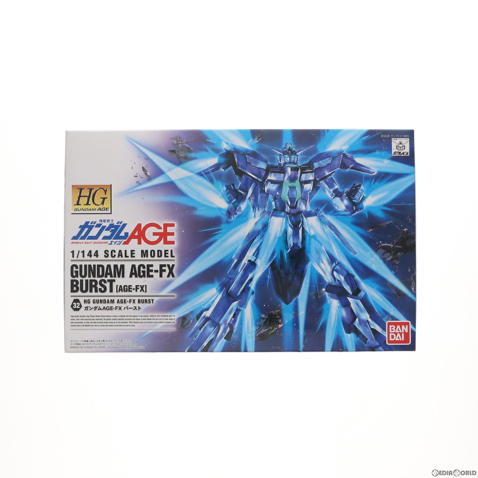 【中古即納】[PTM] HG 1/144 ガンダムAGE-FXバースト 機動戦士ガンダムAGE(エイジ) プラモデル バンダイ(20161224)