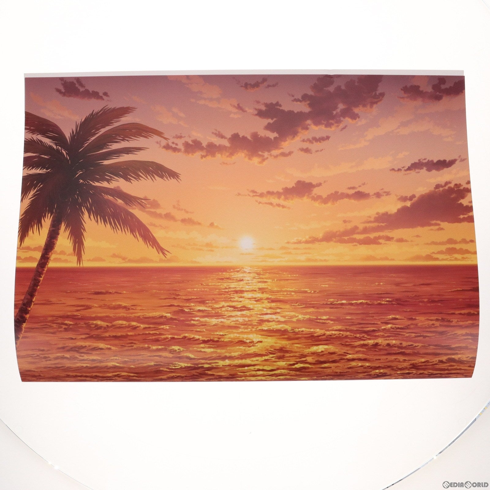 【中古即納】[PTM] (アクセサリ単品) 創彩少女庭園 ロマンチックビーチ背景シート 1/10 小鳥遊暦【水着】(たかなしこよみ) ドリーミングスタイル ブラックスワン付属品 プラモデル用アクセサリ(TT879) コトブキヤ(20230731)