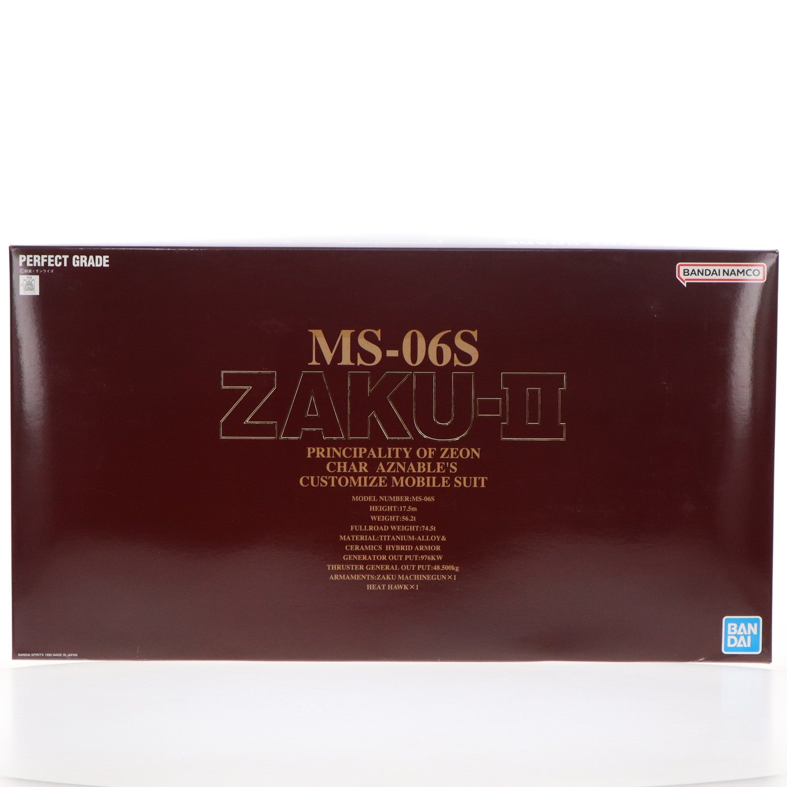 【中古即納】[PTM] PG 1/60 MS-06S シャア専用ザクII 機動戦士ガンダム プラモデル(5064229) バンダイスピリッツ(20240210)