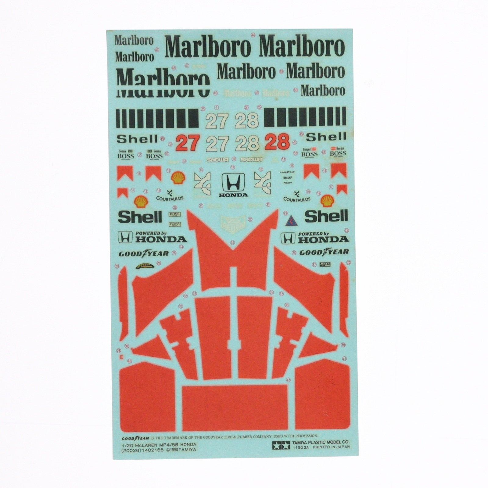 【中古即納】[PTM] グランプリコレクション No.26 1/20 マクラーレン MP4/5B ホンダ 定価1300円版 ディスプレイモデル プラモデル(20026) タミヤ(19991231)