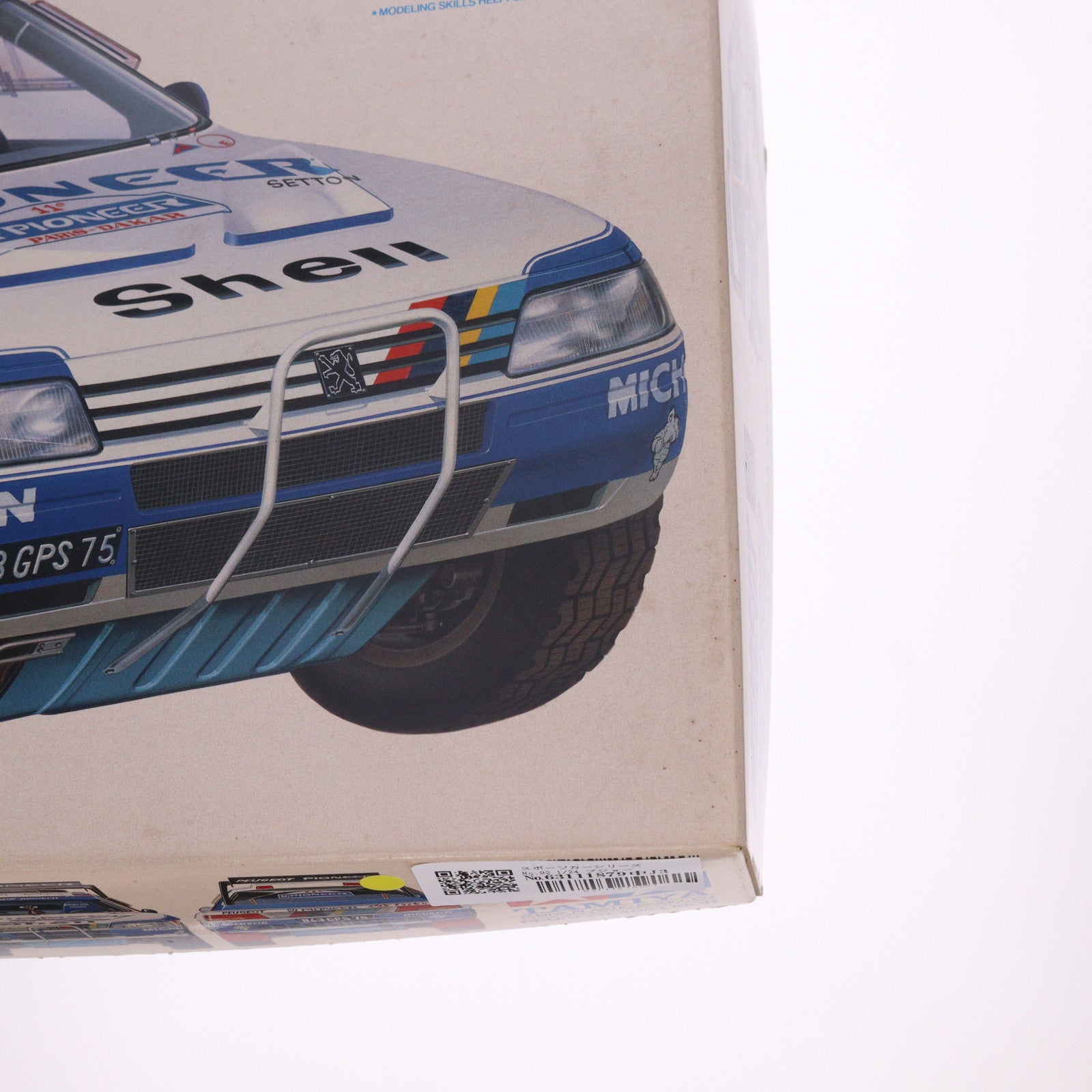 【中古即納】[PTM] スポーツカーシリーズ No.92 1/24 プジョー405T16GR(1989年パリ・ダカール優勝車) ディスプレイモデル プラモデル(24092) タミヤ(19901231)