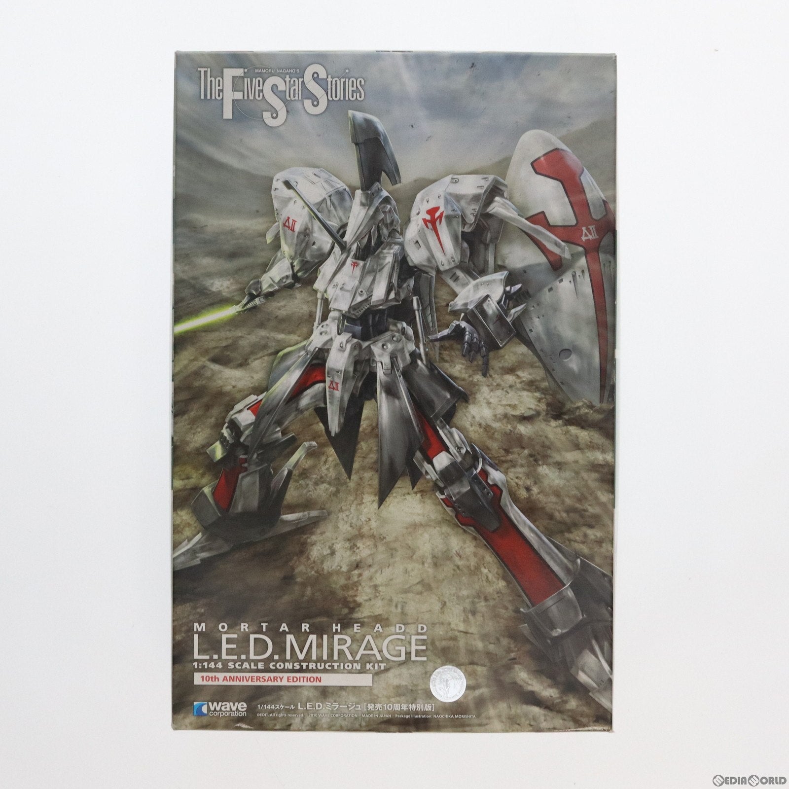 【中古即納】[PTM] 1/144 レッドミラージュ 発売10周年特別版 ファイブスター物語 プラモデル(FS-109) ウェーブ(WAVE)(20100205)