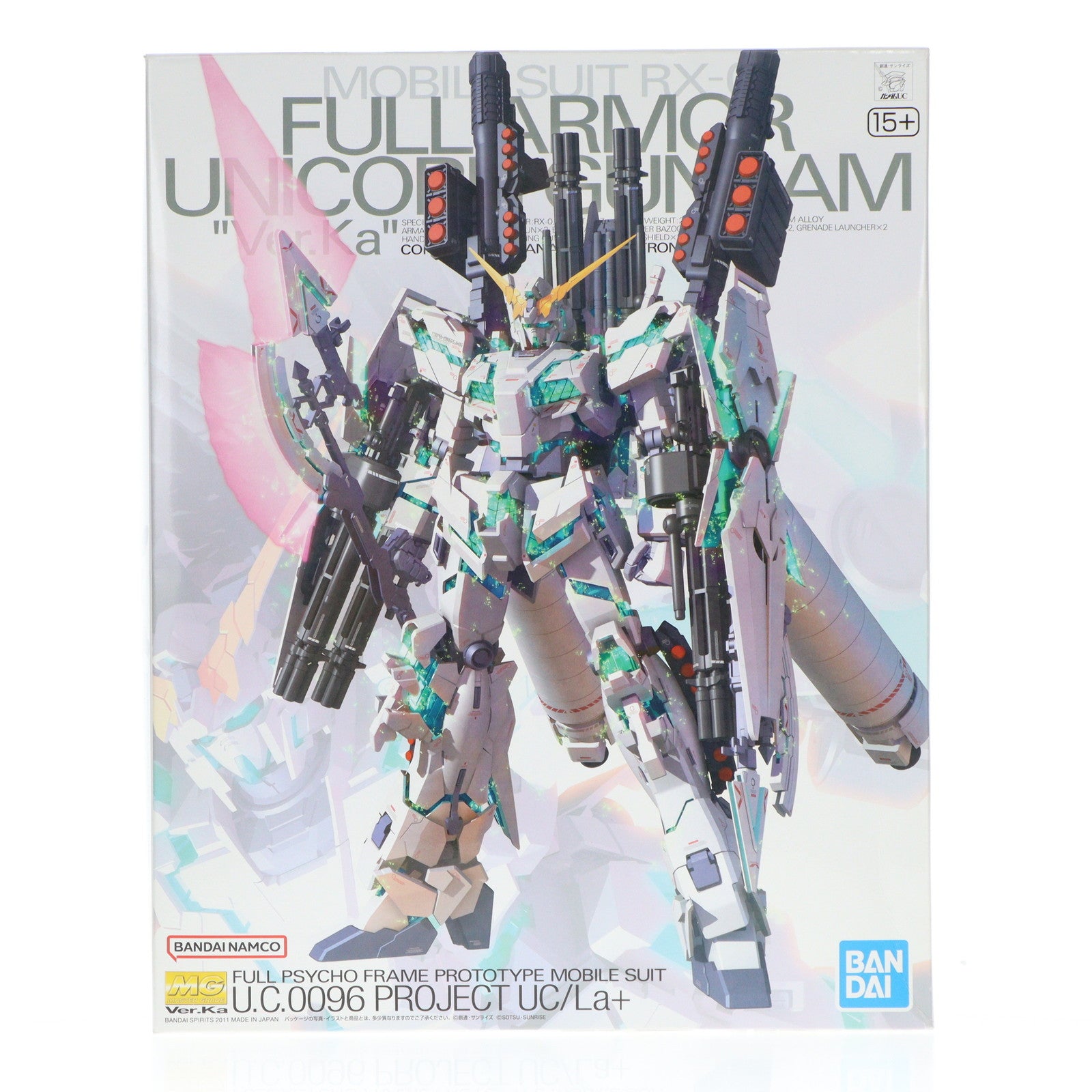 【中古即納】[PTM] (再販) MG 1/100 RX-0 フルアーマーユニコーンガンダム Ver.Ka 機動戦士ガンダムUC(ユニコーン) プラモデル(5061589) バンダイスピリッツ(20250417)