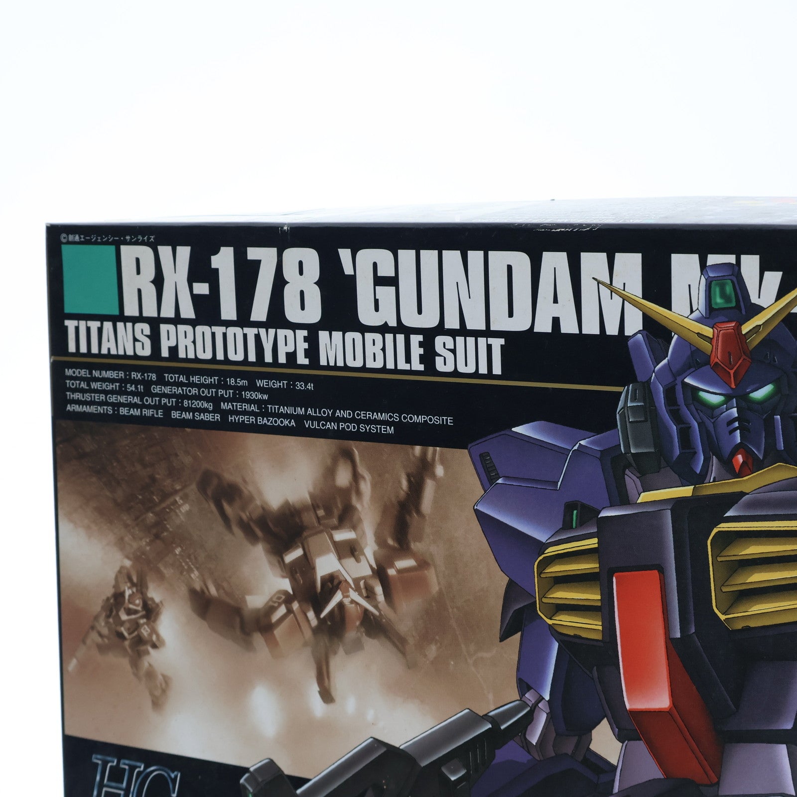 【中古即納】[PTM] HGUC 1/144 RX-178 ガンダムMk-II(ティータンズ) 機動戦士Zガンダム プラモデル(0110534) バンダイ(20020531)