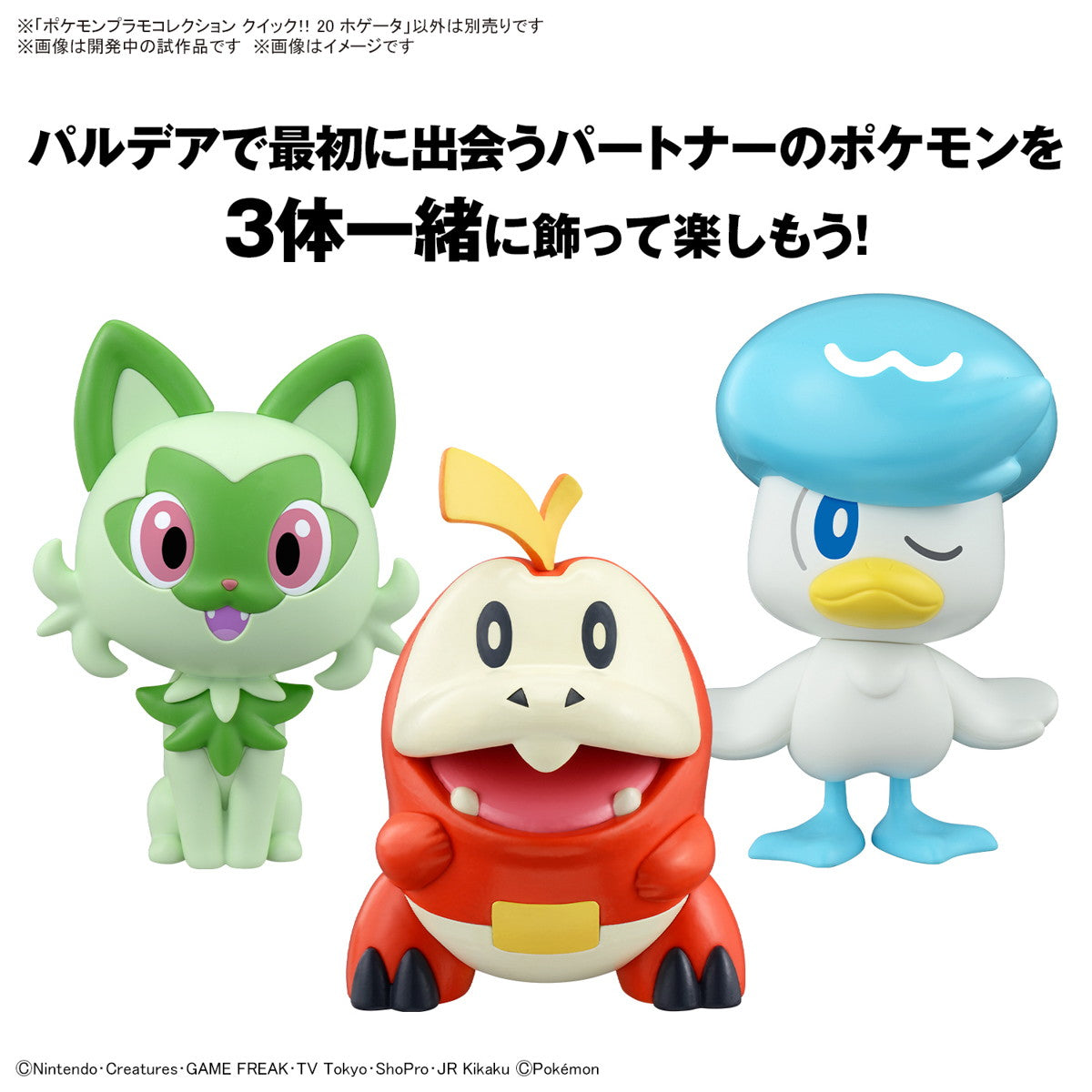 【中古即納】[PTM] (再販) ポケモンプラモコレクション クイック!! 20 ホゲータ ポケットモンスター プラモデル(5067412) バンダイスピリッツ(20250131)