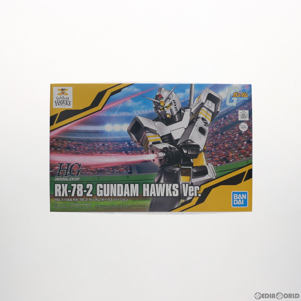【中古即納】[PTM] (プラモデル単品) HGUC 1/144 RX-78-2 ガンダム ホークスVer. 機動戦士ガンダム ソフトバンクホークスガンプラ付チケット プラモデル(5057806) バンダイスピリッツ(20190317)