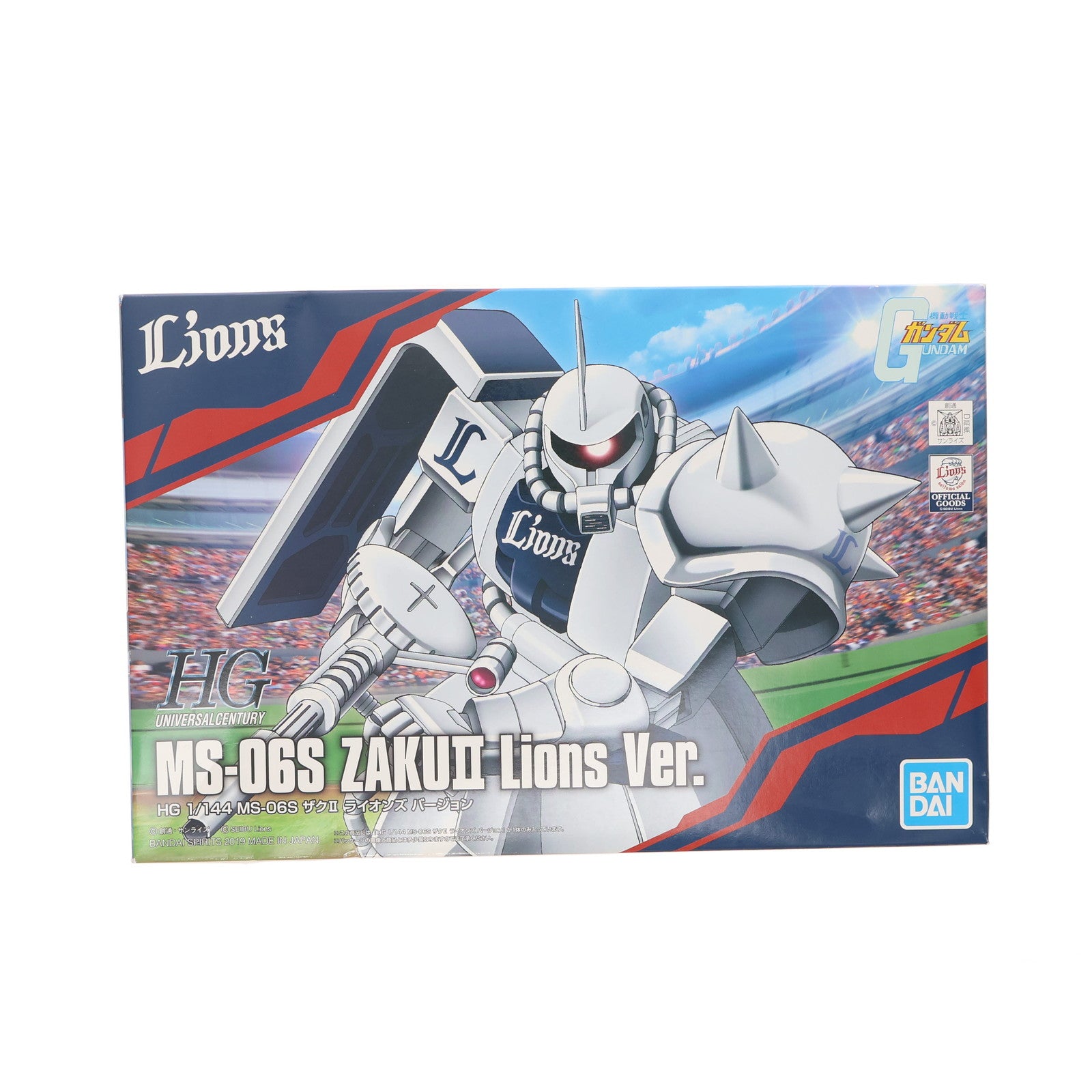 【中古即納】[PTM] (プラモデル単品) HG 1/144 MS-06S ザクII ライオンズVer. 機動戦士ガンダム 埼玉西武ライオンズガンプラ付チケット プラモデル(5057875) バンダイスピリッツ(20190317)