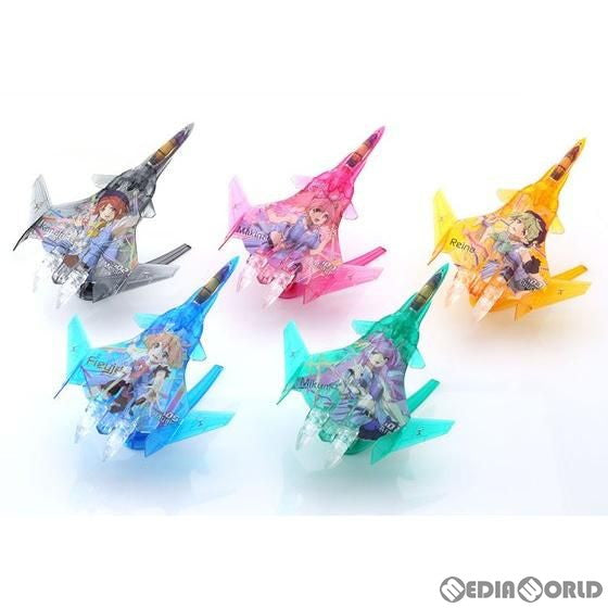 【中古即納】[PTM] VF-31 ジークフリード ファイターモード Δ小隊セット リミテッドクリアver. SANKYO presents マクロスΔ(デルタ) 戦術音楽ユニット ワルキューレ 1st LIVE in Zepp Walkure Attack! メカコレクション プラモデル(0211962) バンダイ(20160814)