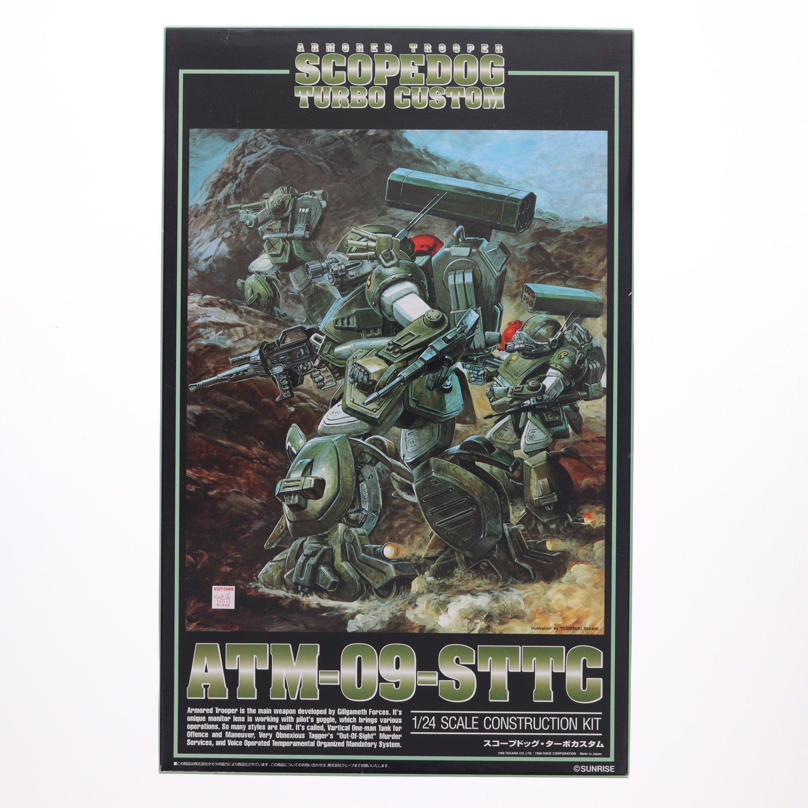【中古即納】[PTM] 1/24 ATM-09-STTC スコープドッグ・ターボカスタム 装甲騎兵ボトムズ プラモデル(BK-58) ウェーブ(WAVE)(19991018)