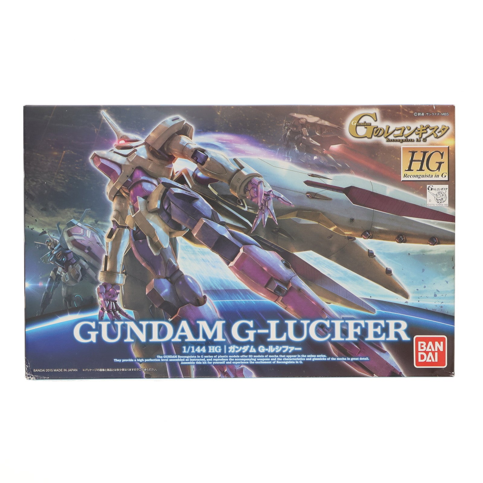 【中古即納】[PTM] HG 1/144 G-ルシファー ガンダム Gのレコンギスタ プラモデル バンダイ(20150314)