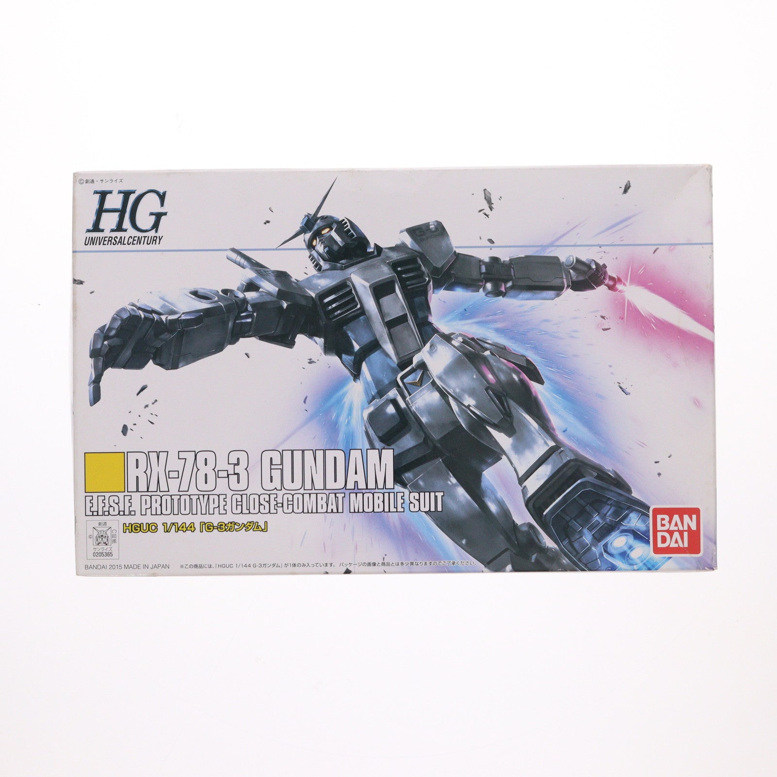 【中古即納】[PTM] イベント限定 HGUC 1/144 REVIVE RX-78-3 G-3ガンダム 機動戦士ガンダム プラモデル(0205365) バンダイ(20151120)