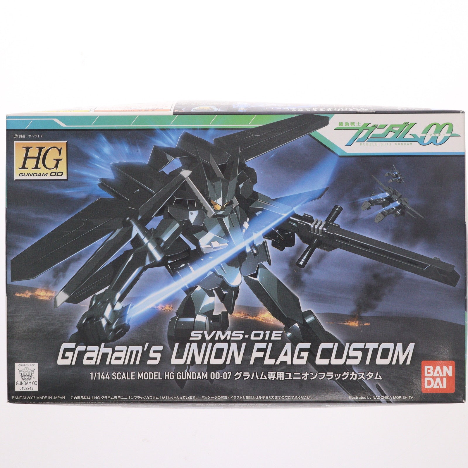 【中古即納】[PTM] HG 1/144 SVMS-01E グラハム専用ユニオンフラッグカスタム 機動戦士ガンダム00(ダブルオー) プラモデル(0152243) バンダイ(20180531)