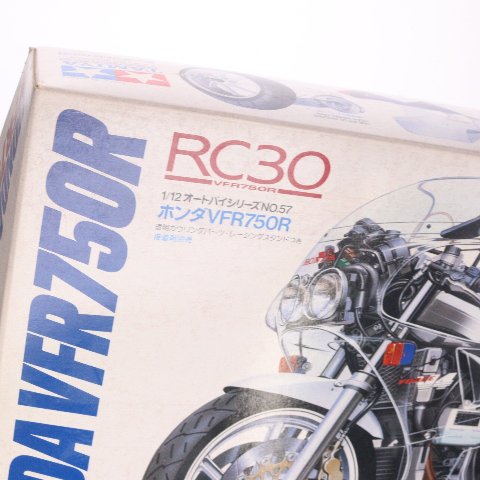 【中古即納】[PTM] オートバイシリーズ No.57 1/12 ホンダ VFR750R ディスプレイモデル プラモデル(14057) タミヤ(19991231)