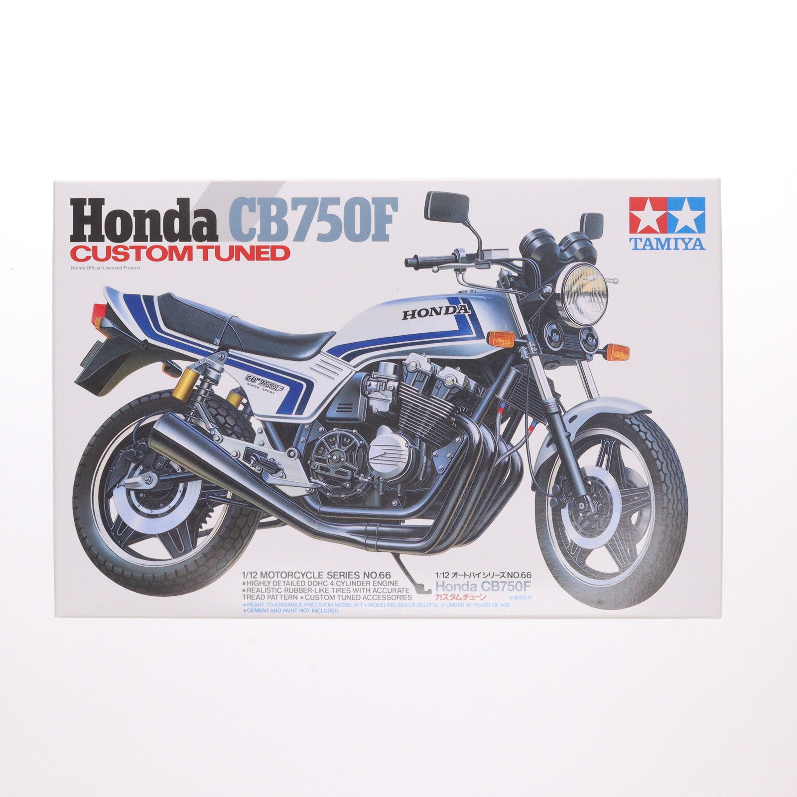 【中古即納】[PTM] オートバイシリーズ No.66 1/12 Honda(ホンダ) CB750F・カスタムチェーン プラモデル(14066) タミヤ(19941028)