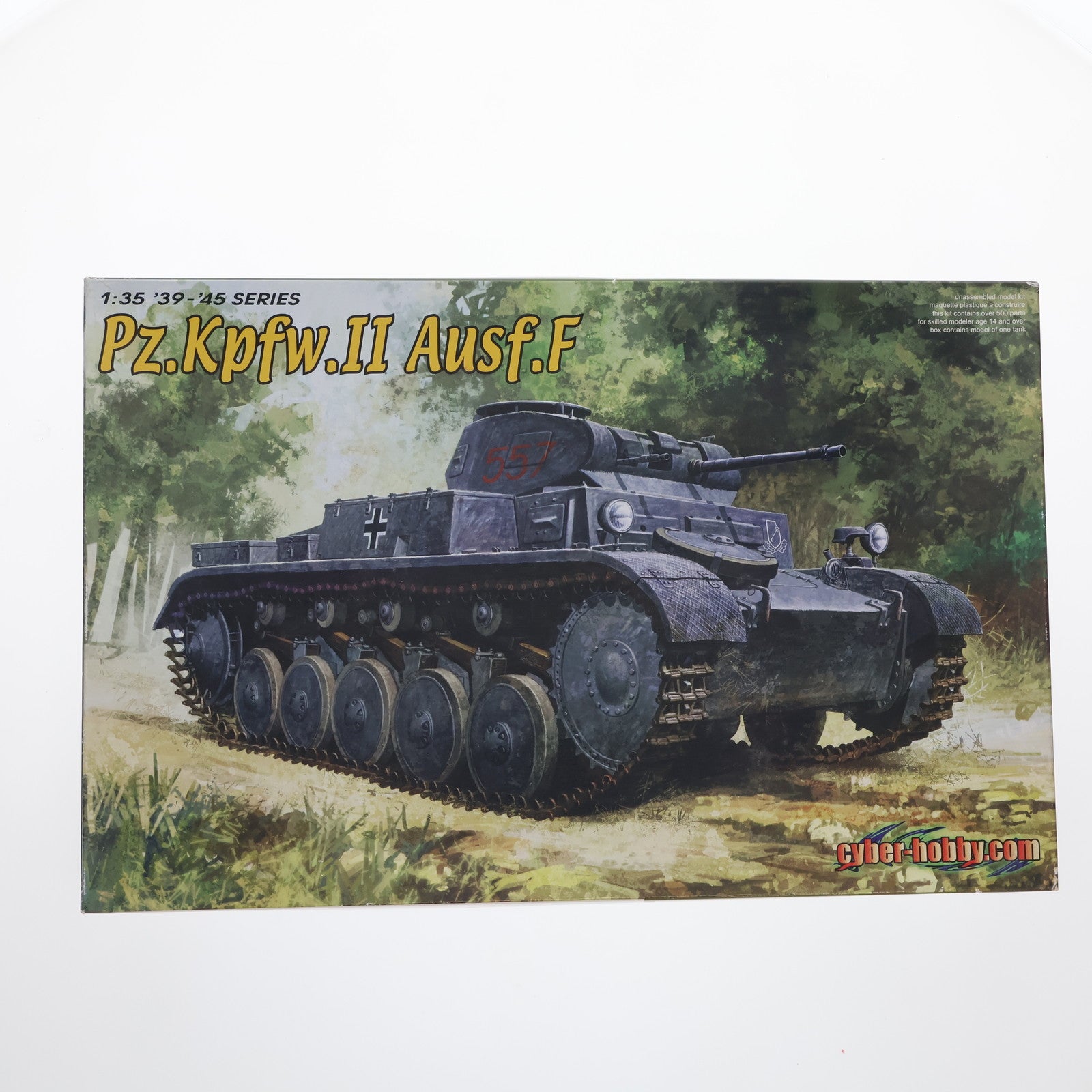 【中古即納】[PTM] '39-'45 SERIES 1/35 Pz.Kpfw.II Panzer II Ausf.F -WW.II ドイツ軍 II号戦車F型- プラモデル(CH6263) サイバーホビー(20071014)