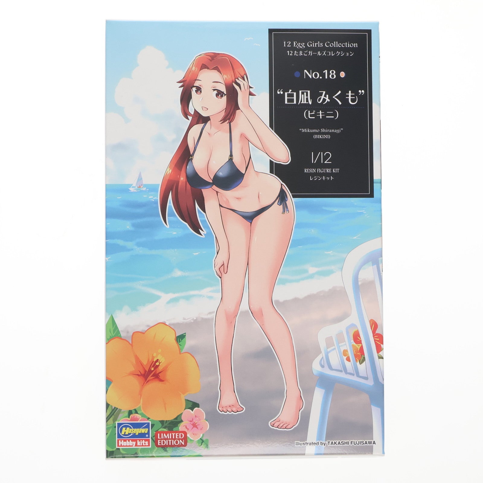 【中古即納】[PTM] 12たまごガールズコレクション No.18 1/12 白凪みくも(ビキニ)(しらなぎみくも) プラモデル(SP496) ハセガワ(20210830)