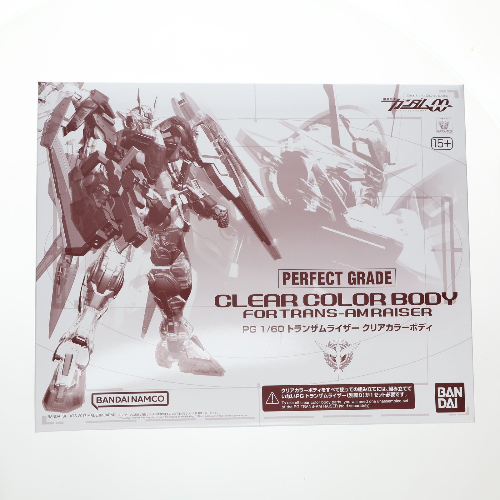 【中古即納】[PTM] プレミアムバンダイ限定 PG 1/60 GN-0000+GNR-010 トランザムライザー クリアカラーボディ 機動戦士ガンダム00(ダブルオー) プラモデル用アクセサリ(5068723) バンダイスピリッツ(20251031)