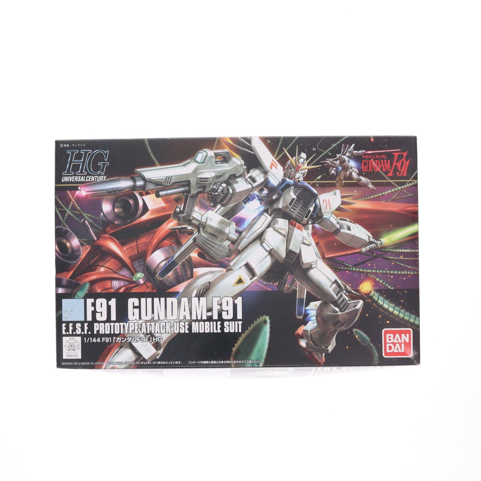 【中古即納】[PTM] HGUC 1/144 ガンダムF91 機動戦士ガンダムF91 プラモデル(0185142) バンダイ(20131231)