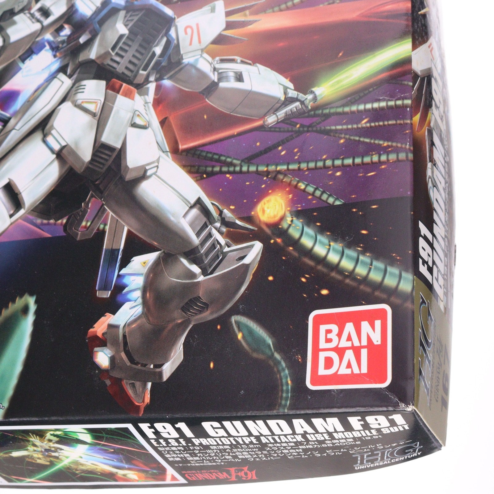 【中古即納】[PTM] HGUC 1/144 ガンダムF91 機動戦士ガンダムF91 プラモデル(0185142) バンダイ(20131231)