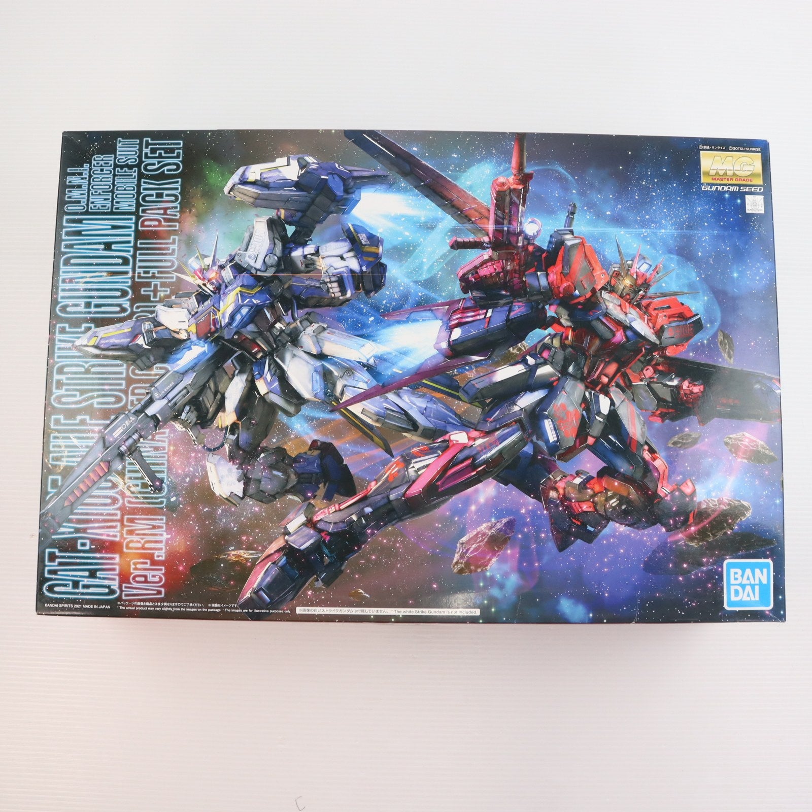 【中古即納】[PTM] Tmall限定 MG 1/100 GAT-X105 エールストライクガンダム Ver.RM(チャイナレッドカラー)+フルパックセット 機動戦士ガンダムSEED(シード) プラモデル(5061400) バンダイスピリッツ(20201101)