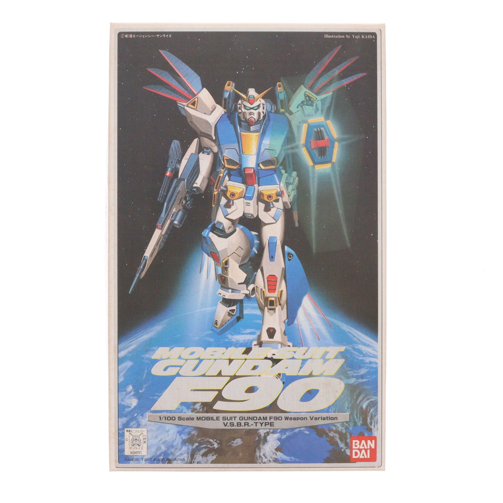 【中古即納】[PTM] 1/100 ガンダムF90-Vタイプ(新型火器試験仕様) 機動戦士ガンダムF90 プラモデル(0034292) バンダイ(20180228)