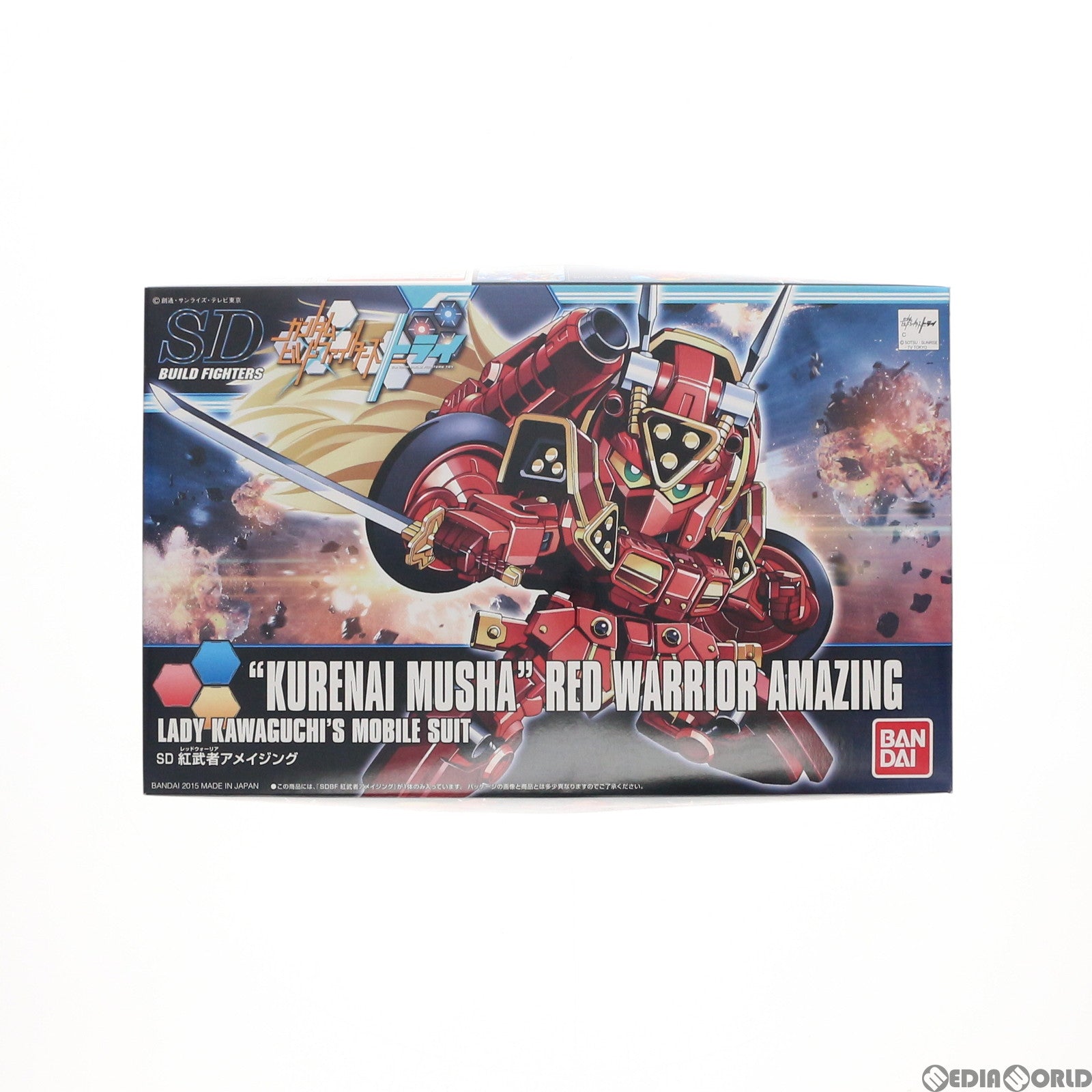【中古即納】[PTM] SDBF 紅武者アメイジング ガンダムビルドファイターズトライ プラモデル バンダイ(20150807)