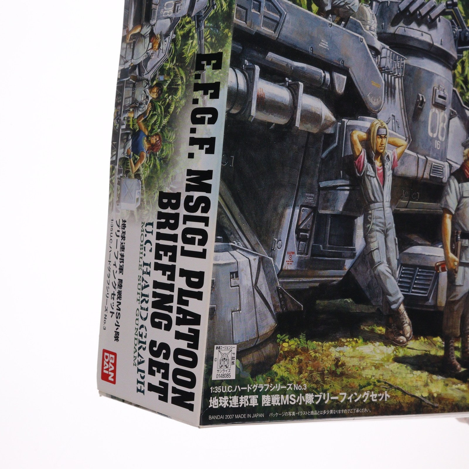 【中古即納】[PTM] U.C.ハードグラフシリーズ No.3 1/35 地球連邦軍 陸戦MS小隊 ブリーフィングセット 機動戦士ガンダム 第08MS小隊 プラモデル(0148085) バンダイ(20070131)