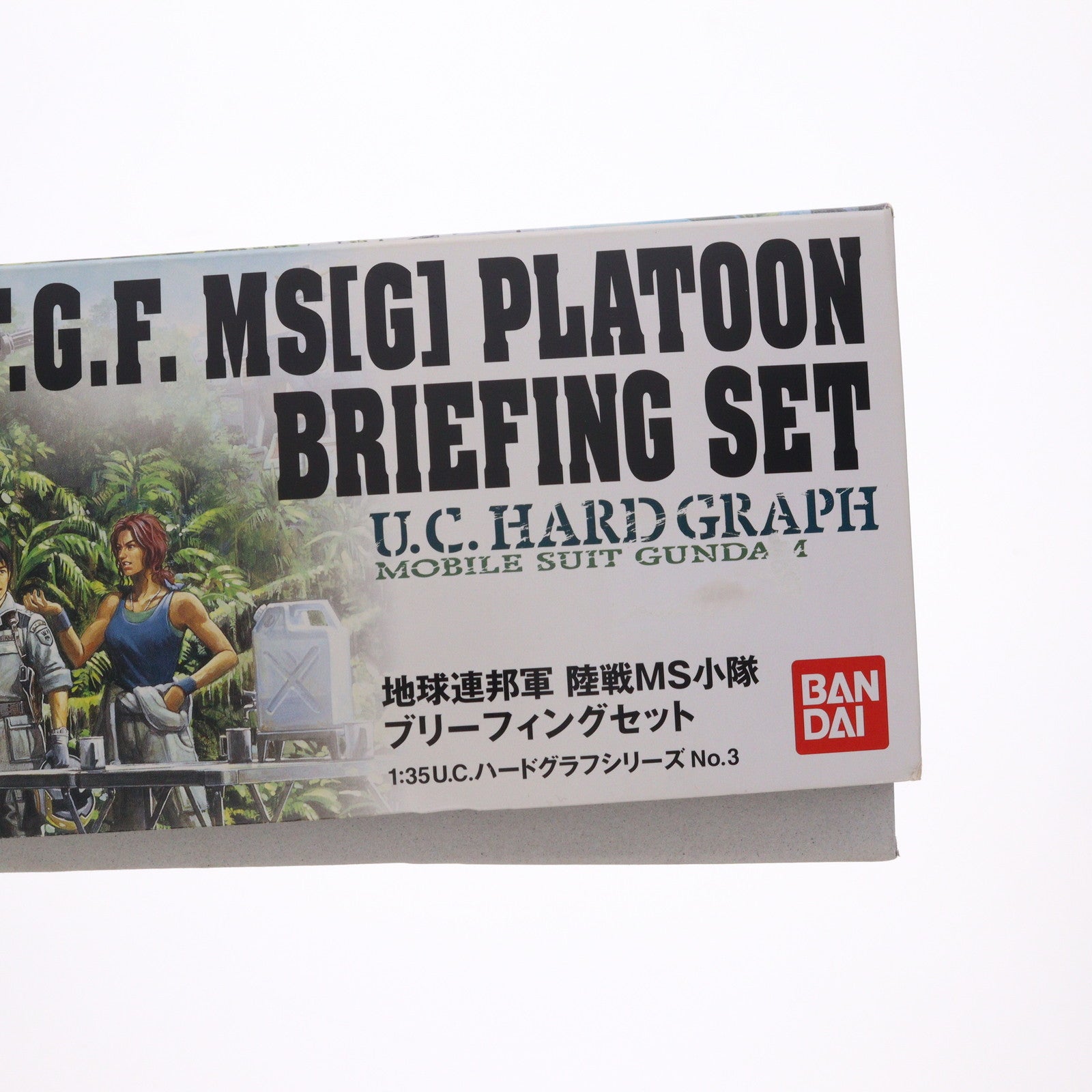 【中古即納】[PTM] U.C.ハードグラフシリーズ No.3 1/35 地球連邦軍 陸戦MS小隊 ブリーフィングセット 機動戦士ガンダム 第08MS小隊 プラモデル(0148085) バンダイ(20070131)