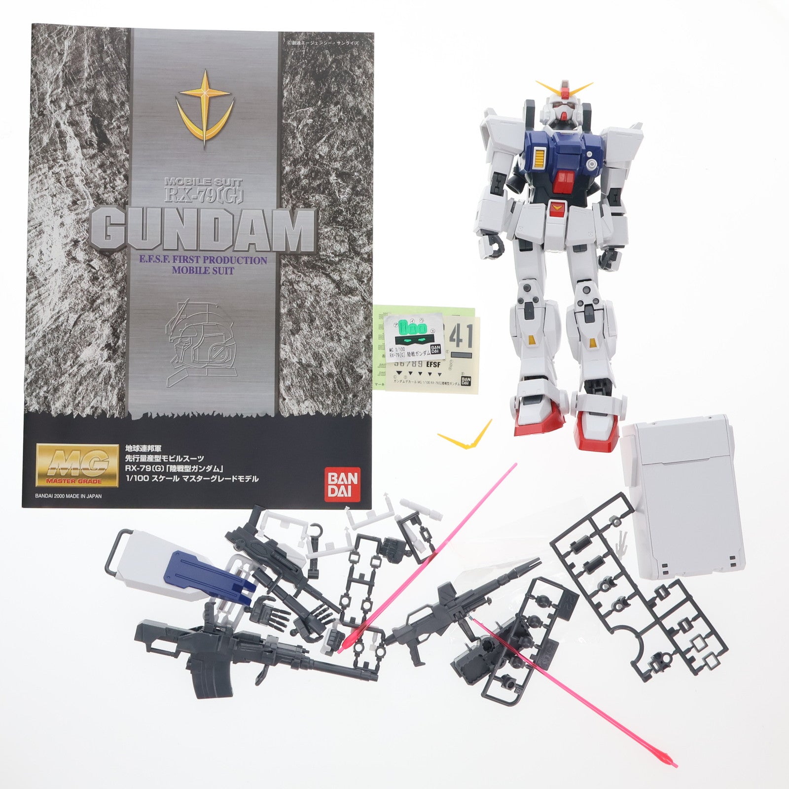 【中古即納】[PTM] MG 1/100 RX-79[G] 陸戦型ガンダム 機動戦士ガンダム 第08MS小隊 プラモデル(0076371) バンダイ(20170731)