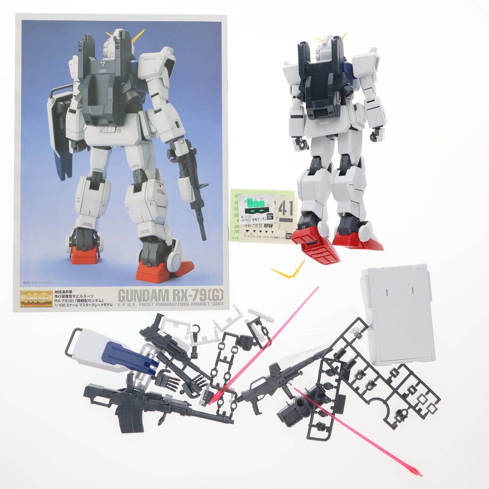 【中古即納】[PTM] MG 1/100 RX-79[G] 陸戦型ガンダム 機動戦士ガンダム 第08MS小隊 プラモデル(0076371) バンダイ(20170731)