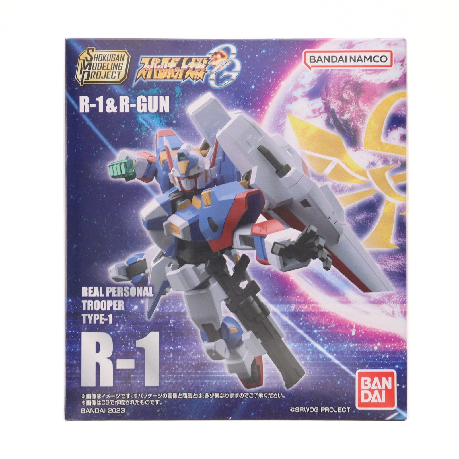 【中古即納】[PTM] (単品)(食玩) R-1 SMP[SHOKUGAN MODELING PROJECT] R-1&R-GUN スーパーロボット大戦OG プラモデル バンダイ(20230123)