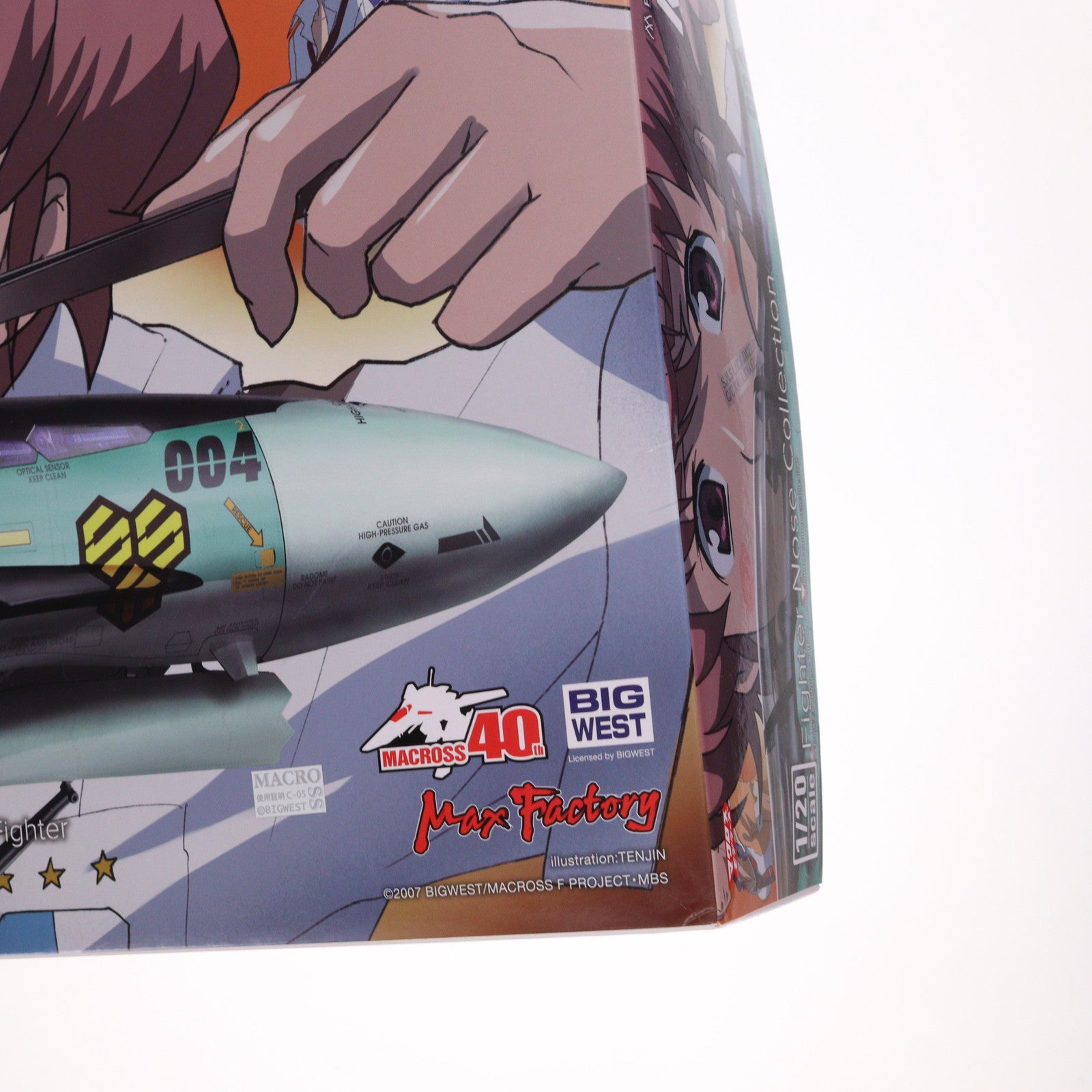 【中古即納】[PTM] PLAMAX MF-59 minimum factory 機首コレクション 1/20 RVF-25 メサイアバルキリー(ルカ・アンジェローニ機) マクロスF(フロンティア) プラモデル マックスファクトリー(20221231)