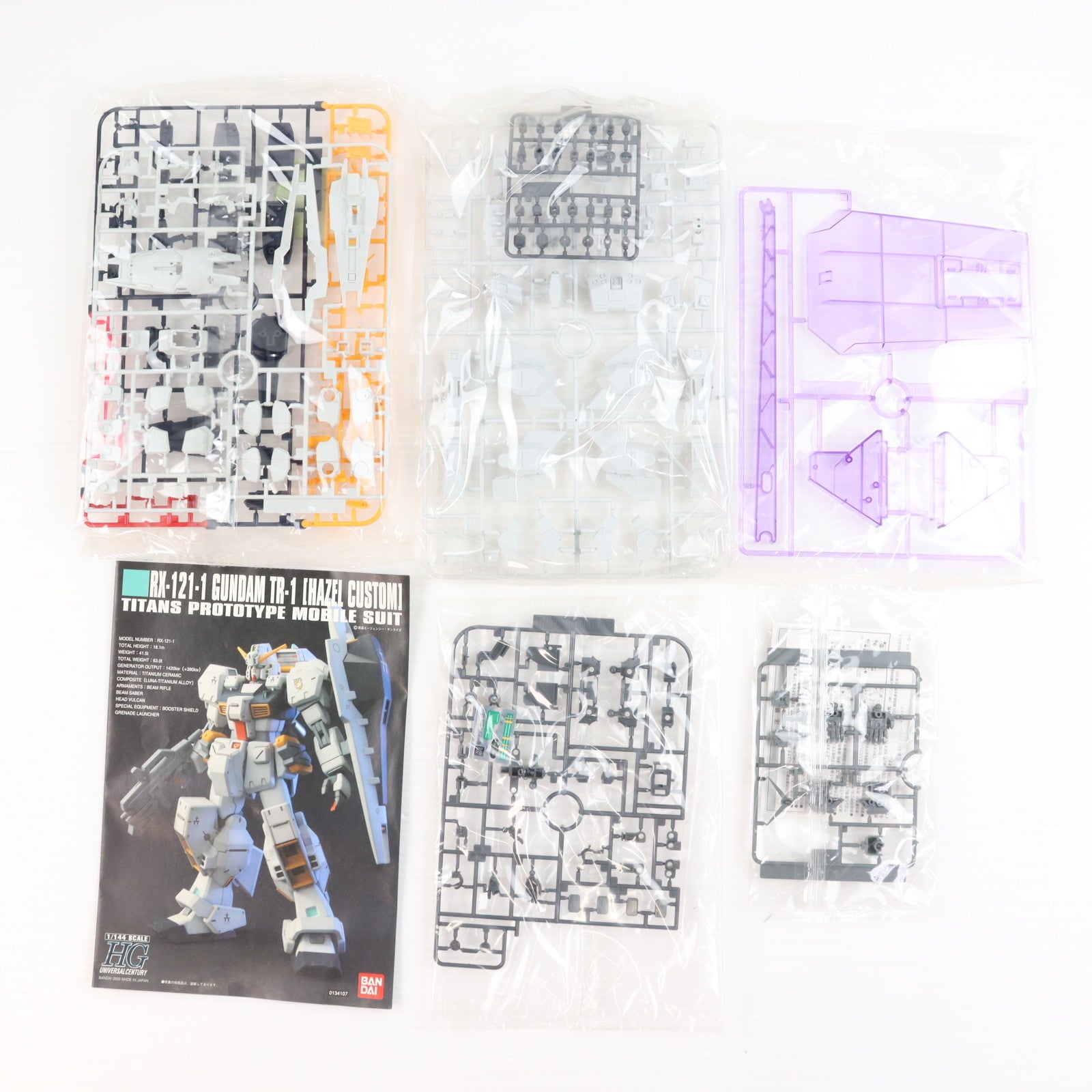 【中古即納】[PTM] ガイドブック無し HGUC 1/144 RX-121-1 ガンダムTR-1(ヘイズル改) ADVANCE OF Z(アドバンスオブゼータ) ティターンズの旗のもとに プラモデル(0134107) バンダイ(20050930)
