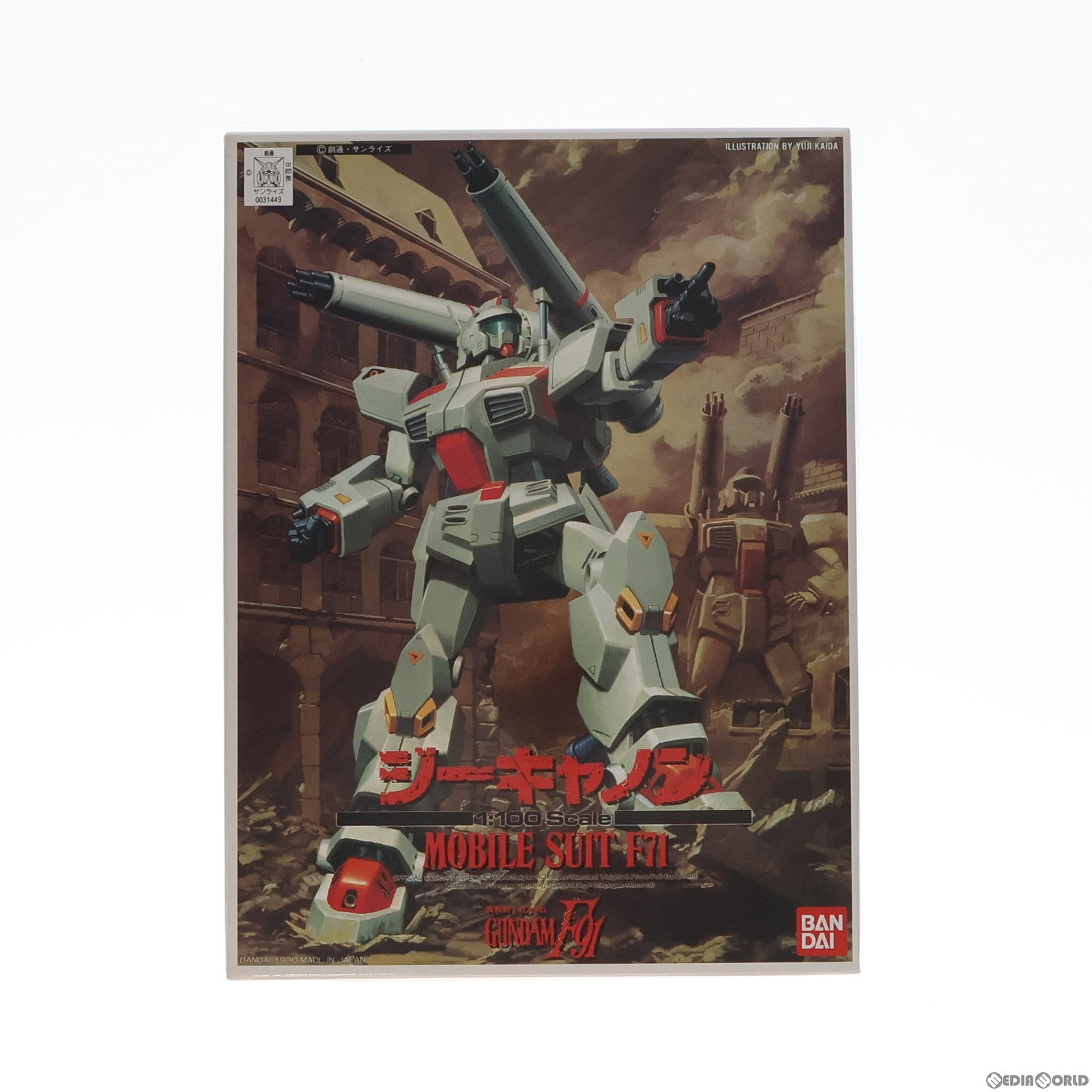 【中古即納】[PTM] 1/100 ジーキャノン F71 機動戦士ガンダム F91 プラモデル バンダイ(20180302)
