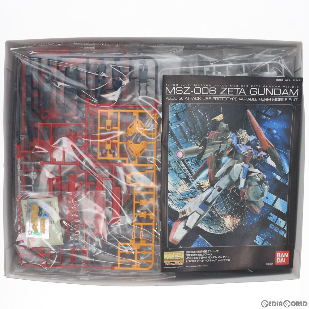 【中古即納】[PTM] MG 1/100 MSZ-006 Zガンダム Ver.2.0 機動戦士Zガンダム プラモデル(0139597) バンダイ(20180130)