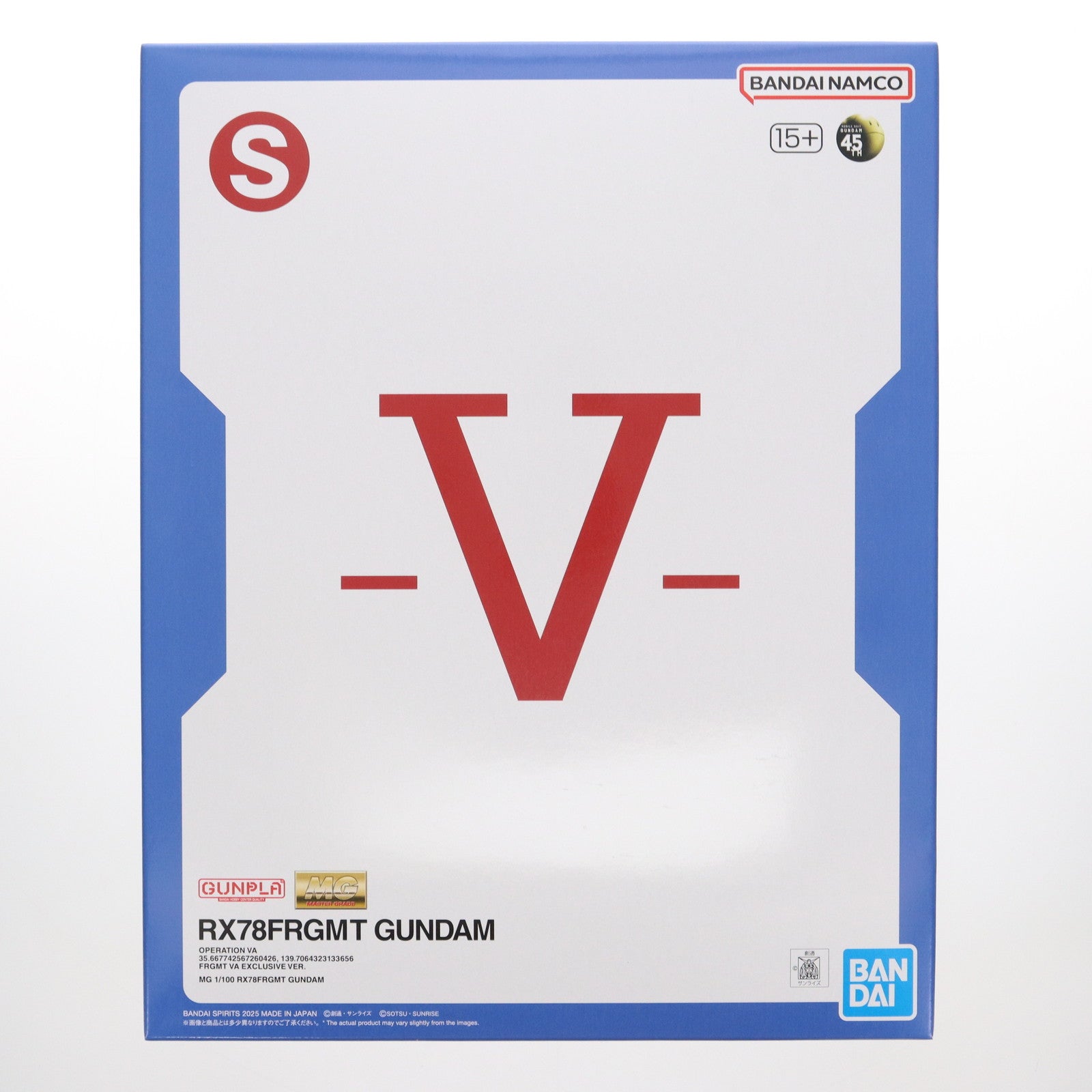 【中古即納】[PTM] V.A.限定 MG 1/100 RX78FRGMT GUNDAM 機動戦士ガンダム プラモデル(5067193) バンダイスピリッツ(20250217)