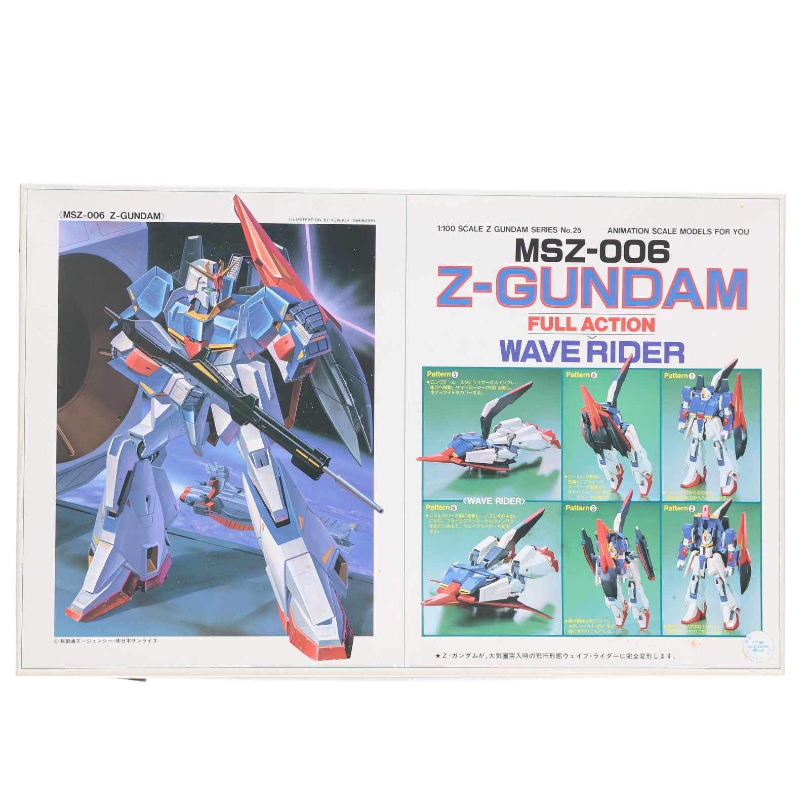 【中古即納】[PTM] 1/100 MSZ-006 ゼータガンダム シリーズ No.25 機動戦士Zガンダム プラモデル(0504923) バンダイ(19940101)