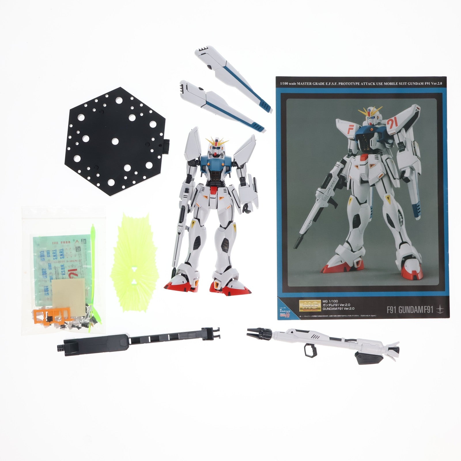 【中古即納】[PTM] MG 1/100 F91 ガンダムF91 Ver.2.0 機動戦士ガンダムF91 プラモデル(0225751) バンダイ(20180531)