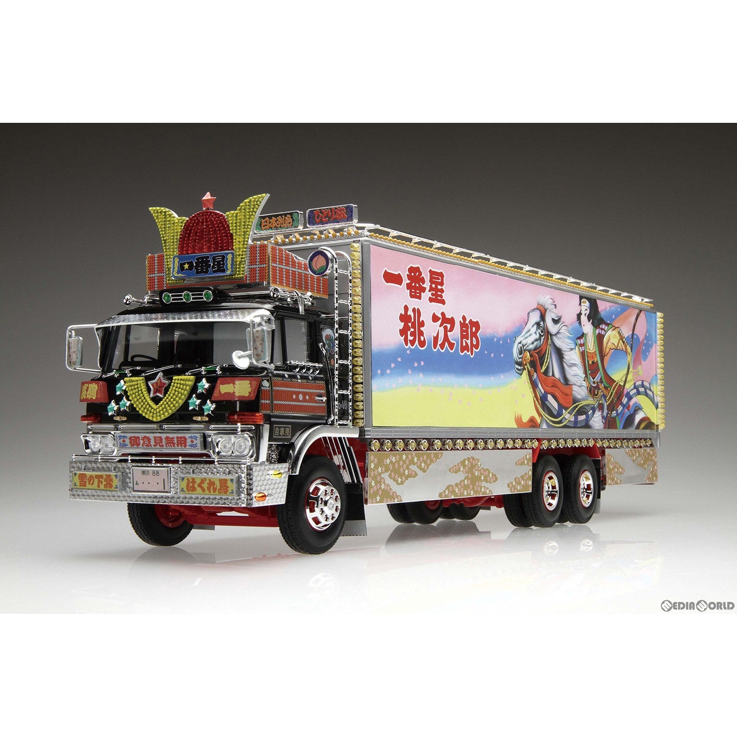 【中古即納】[PTM] 1/32 トラック野郎 No.4 一番星 男一匹桃次郎 プラモデル(066492) バンダイスピリッツ/アオシマ(20231222)
