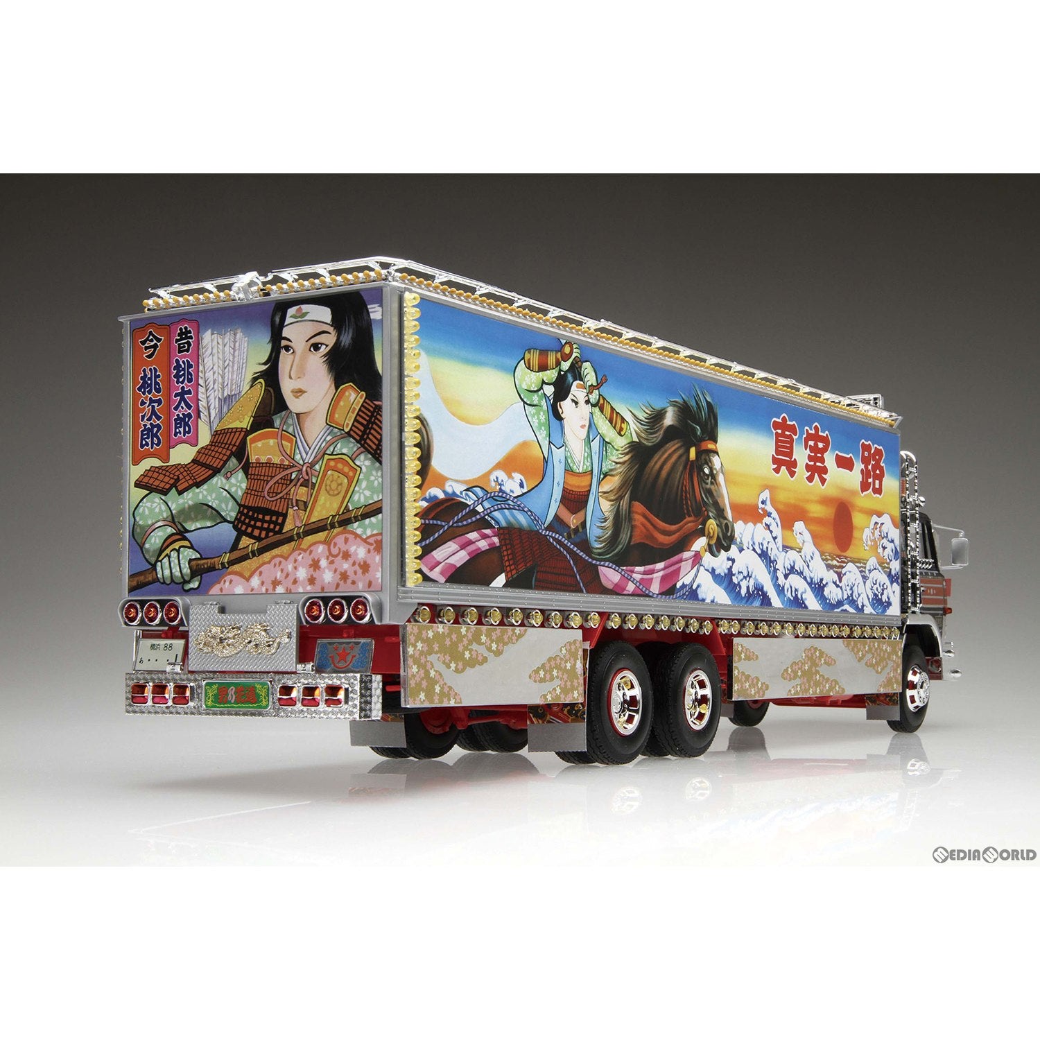 【中古即納】[PTM] 1/32 トラック野郎 No.4 一番星 男一匹桃次郎 プラモデル(066492) バンダイスピリッツ/アオシマ(20231222)