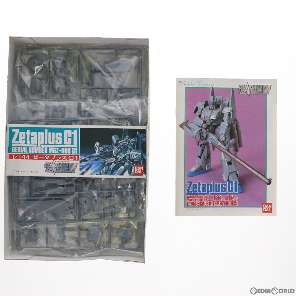 【中古即納】[PTM] 1/144 MSZ-006 C1 ゼータプラス C1 ガンダム・センチネル プラモデル(0024666) バンダイ(19880930)