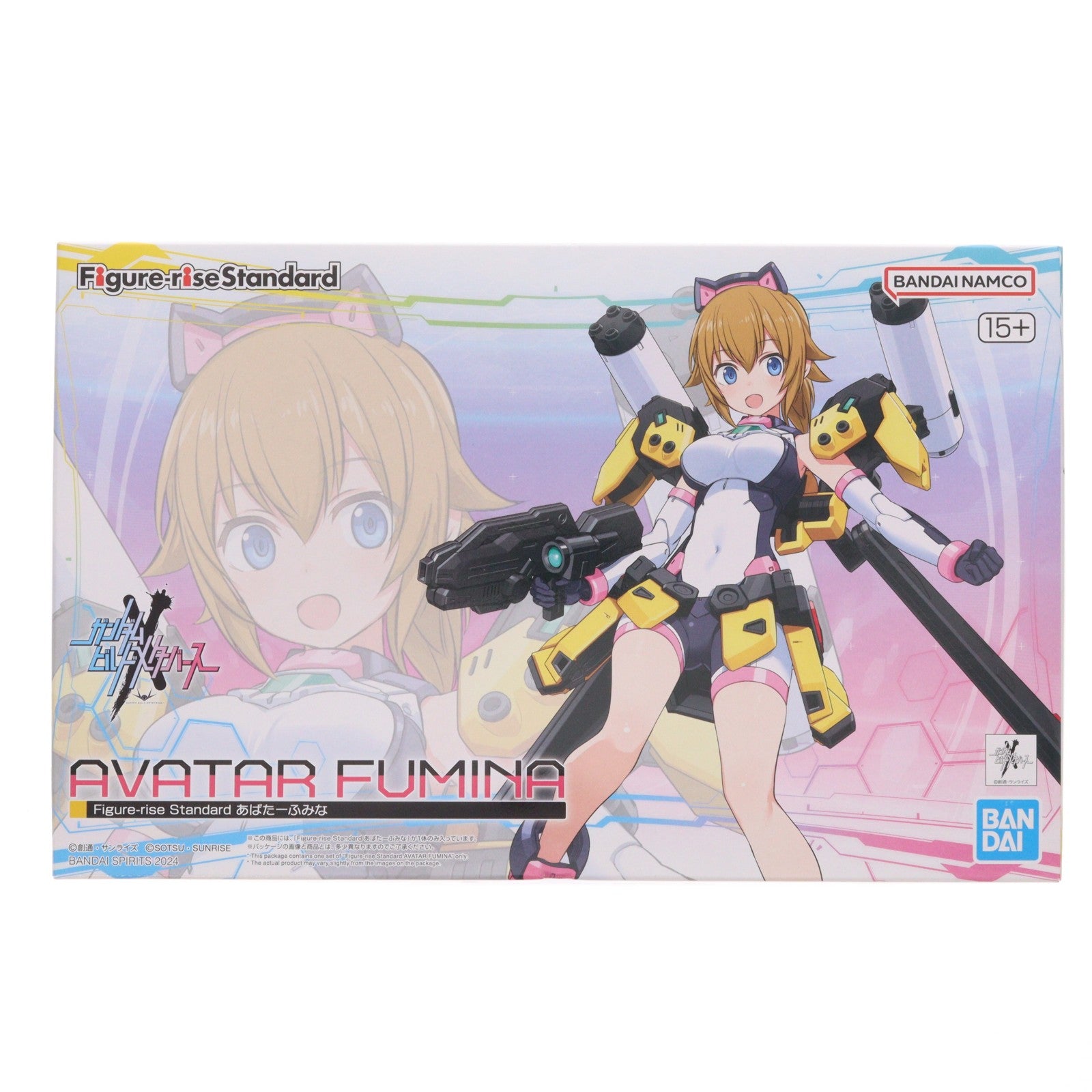 【中古即納】[PTM] (再販) Figure-rise Standard(フィギュアライズ スタンダード) あばたーふみな ガンダムビルドメタバース プラモデル(5066303) バンダイスピリッツ(20240731)
