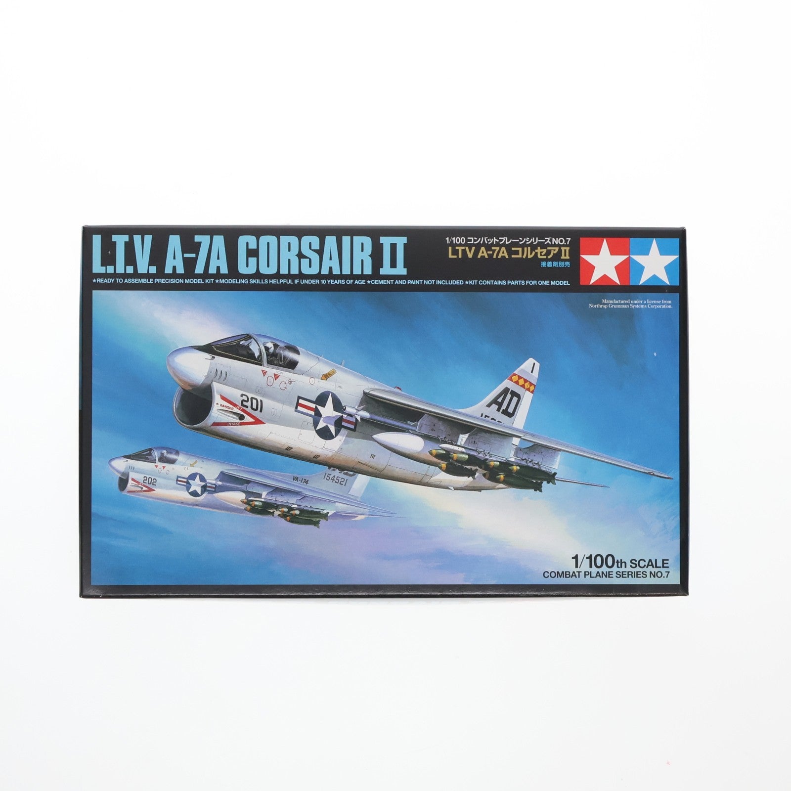 【中古即納】[PTM] コンバットプレーンシリーズ No.7 1/100 LTV A-7A コルセアII プラモデル(61607) タミヤ(20040701)