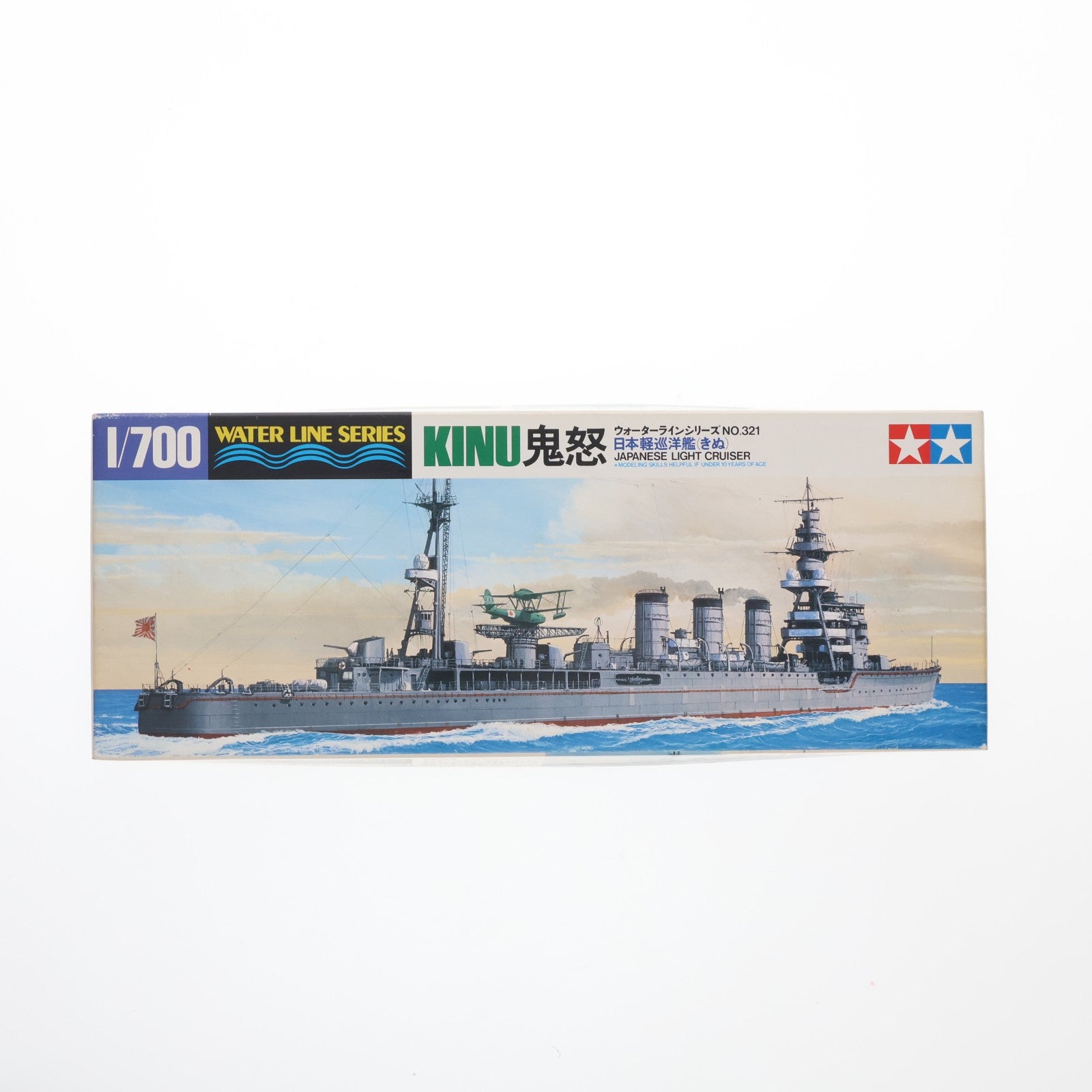 【中古即納】[PTM] ウォーターラインシリーズ No.321 1/700 日本軽巡洋艦 鬼怒(きぬ) プラモデル(31321) タミヤ(19991231)