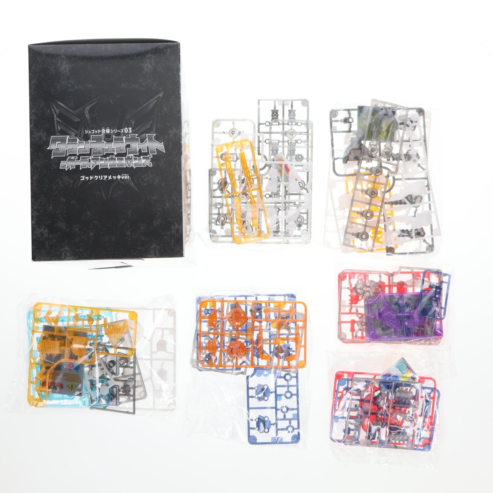 【中古即納】[PTM] (食玩) プレミアムバンダイ限定 ミニプラ シュゴッド合体シリーズPB ゴッドキングオージャー ゴッドクリアメッキver. 王様戦隊キングオージャー プラモデル バンダイ(20241231)