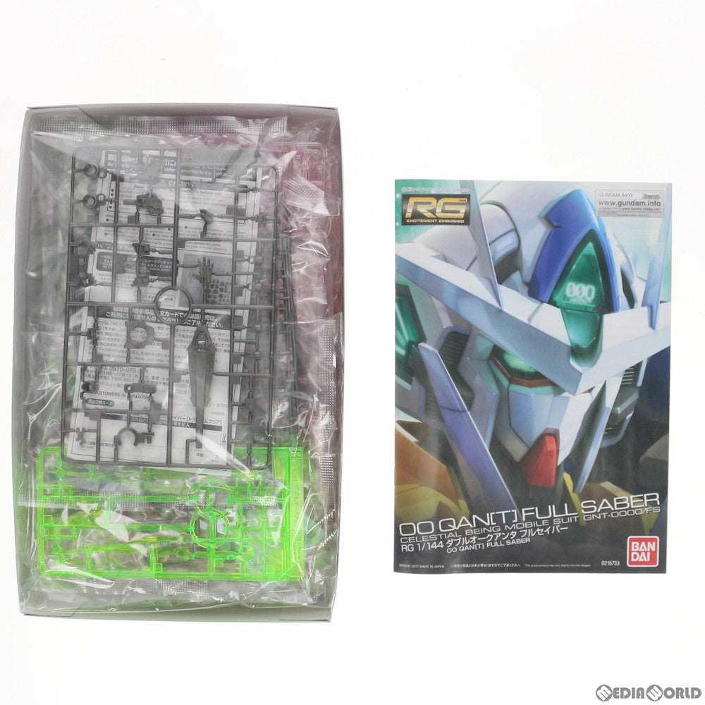 【中古即納】[PTM] ガンダムベース限定 RG 1/144 GNT-0000/FS ダブルオークアンタフルセイバー(トランザムクリア) 機動戦士ガンダム00V(ダブルオーブイ)戦記 プラモデル(5058909) バンダイスピリッツ(20191130)