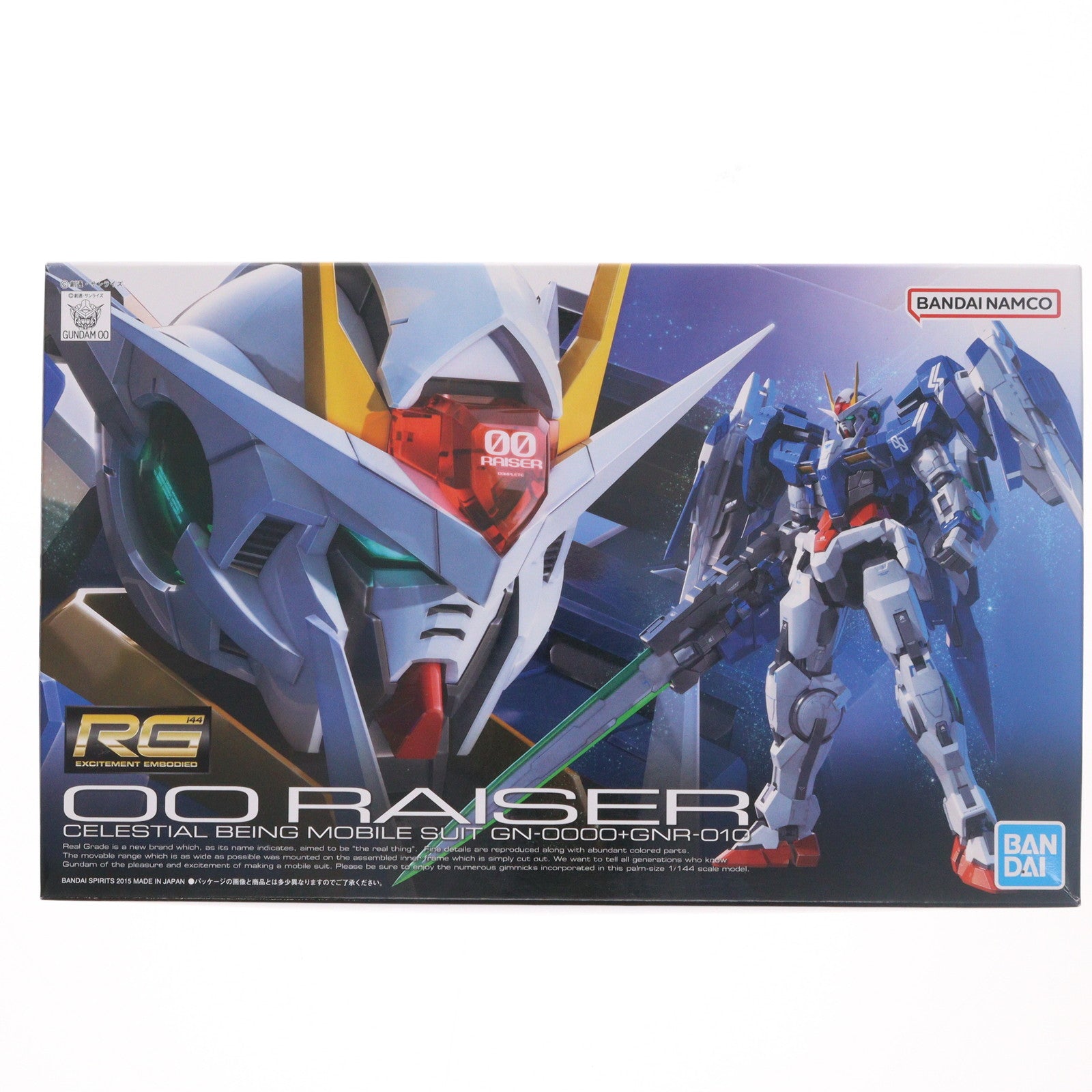 【中古即納】[PTM] (再販) RG 1/144 GN-0000+GNR-010 ダブルオーライザー 機動戦士ガンダム00(ダブルオー) プラモデル(5061603) バンダイスピリッツ(20251210)