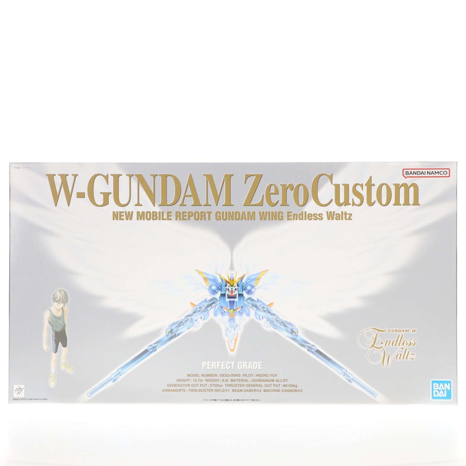 【中古即納】[PTM] (再販) PG 1/60 XXXG-00W0 ウイングガンダムゼロカスタム 新機動戦記ガンダムW Endless Waltz(エンドレスワルツ) プラモデル(5063825) バンダイスピリッツ(20241002)
